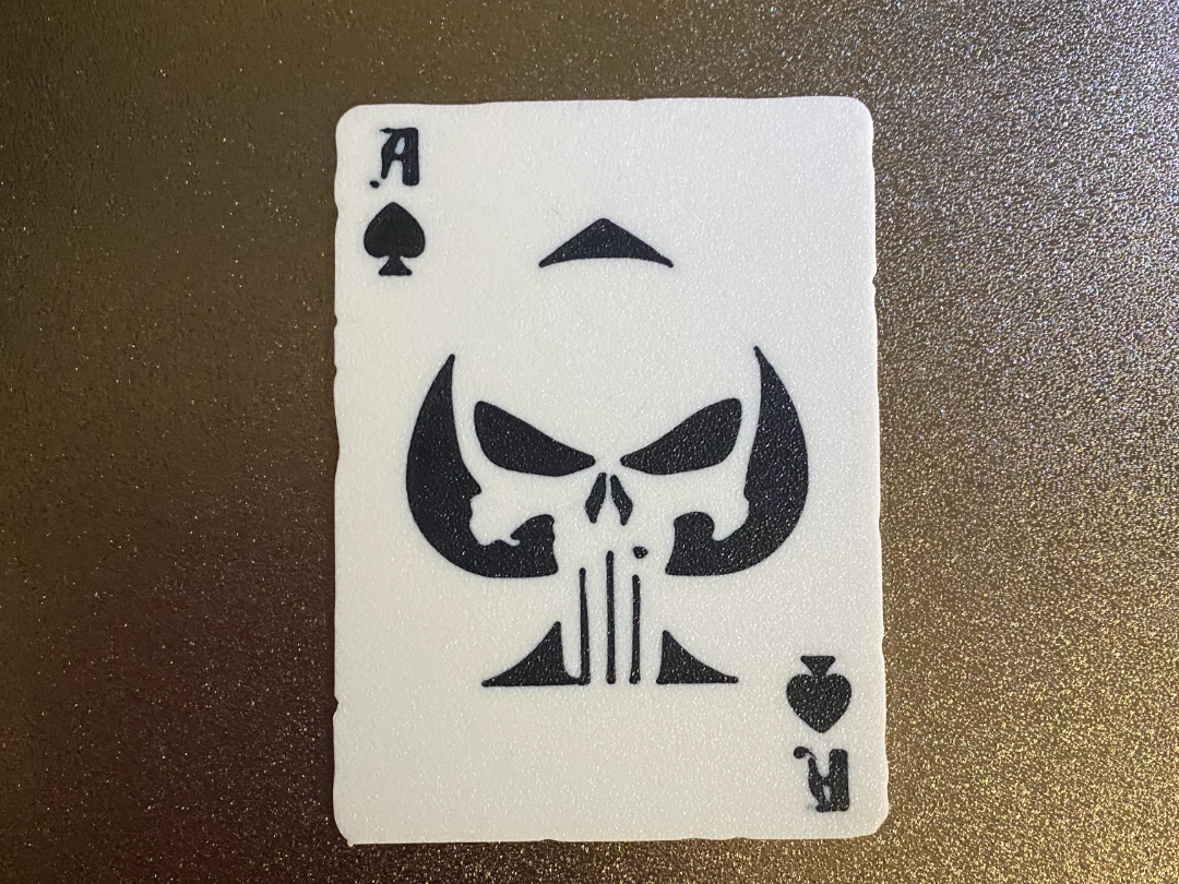 the punisher playing card