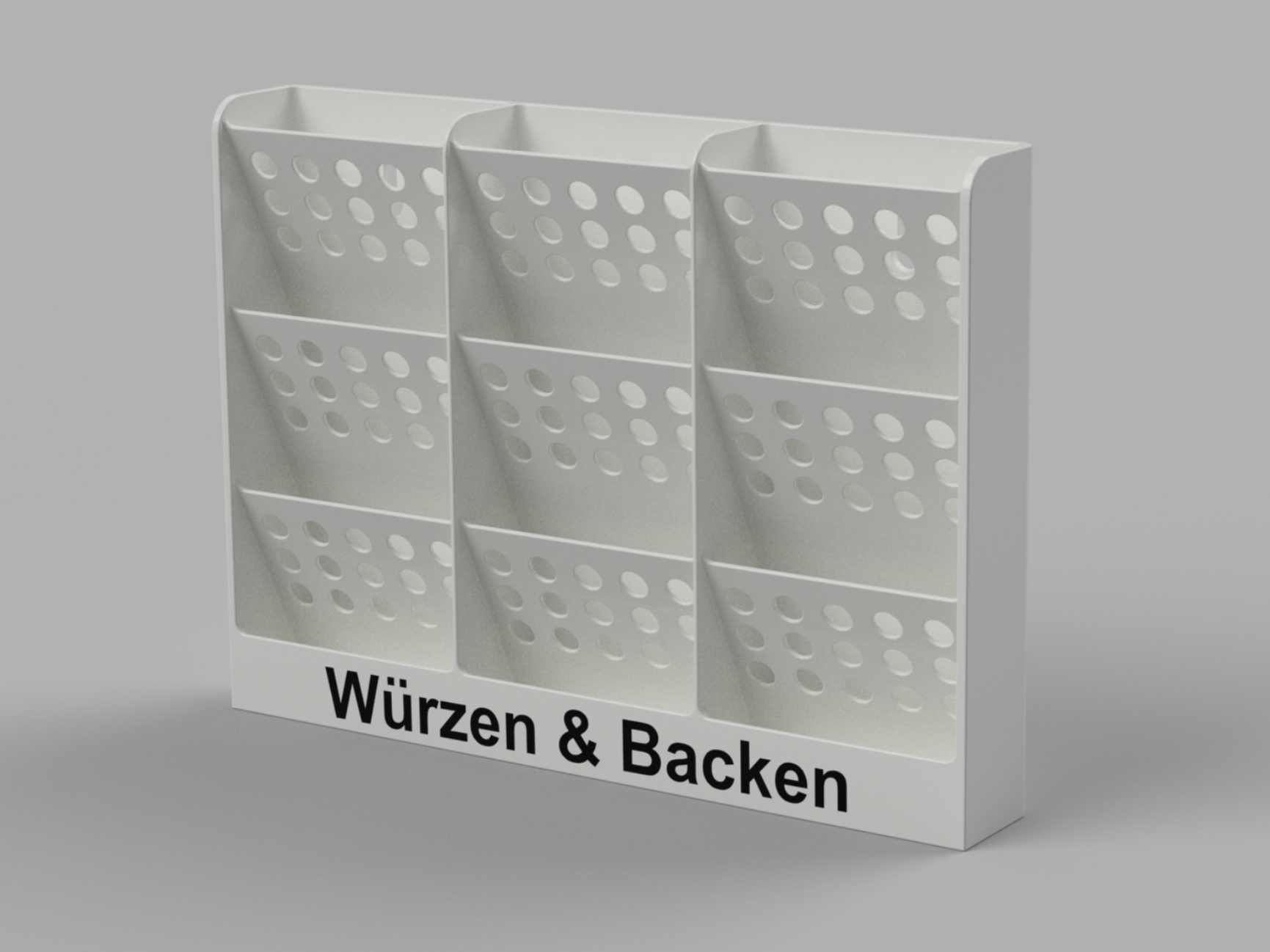 Gewürzregal "Würzen & Backen"