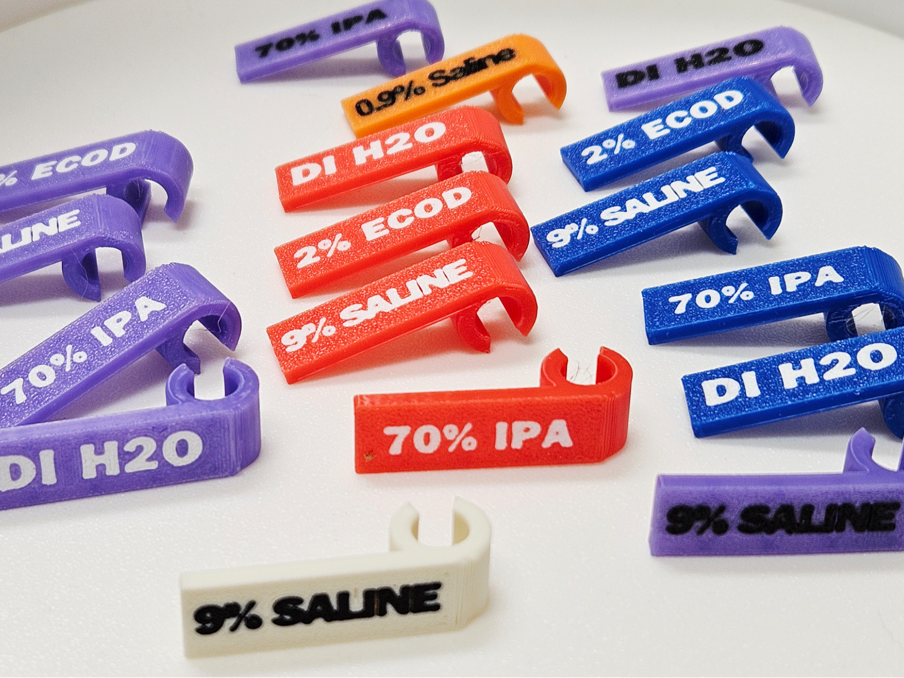 Reagent Squirt Bottle Tags