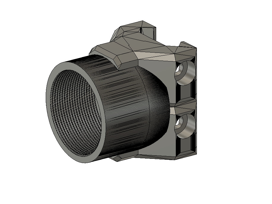 Picatinny RIS buffer tube adapter