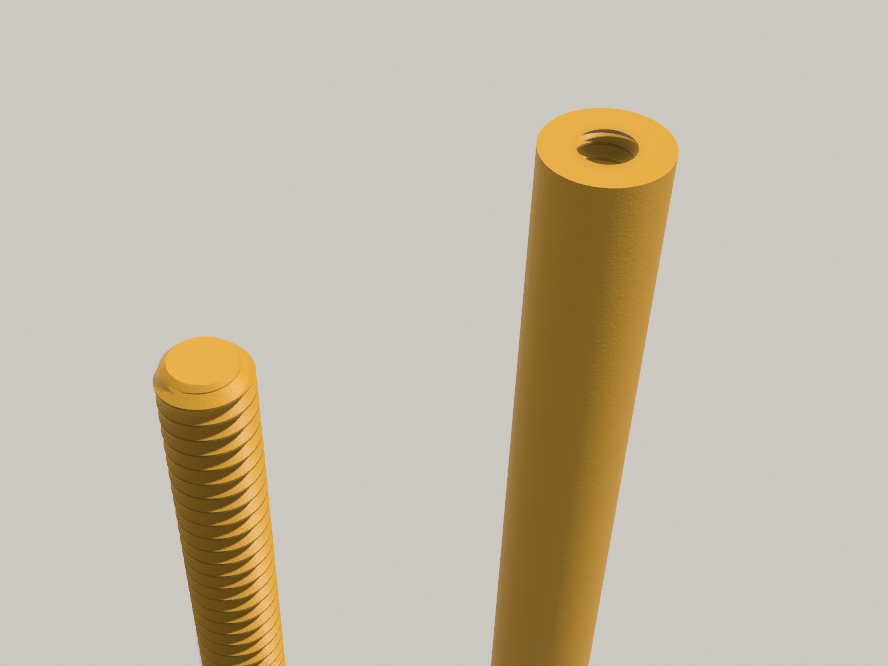 1/4"-20 Thread/Threaded Hole|Add To Your Models!