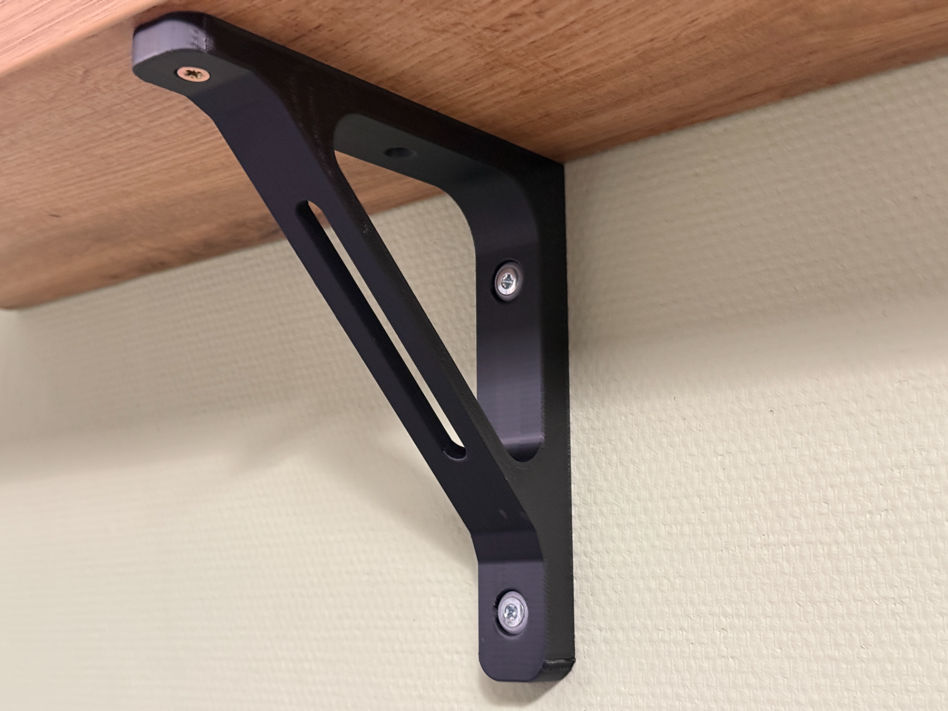 Heavy-Duty Reinforced Shelf L-Bracket