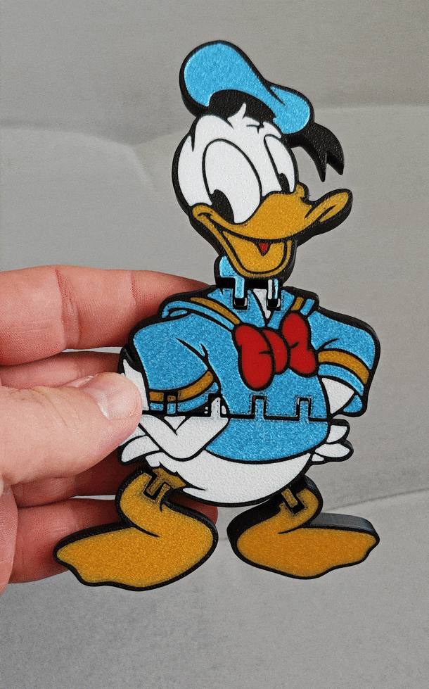 Donald Duck Flexi Articulated