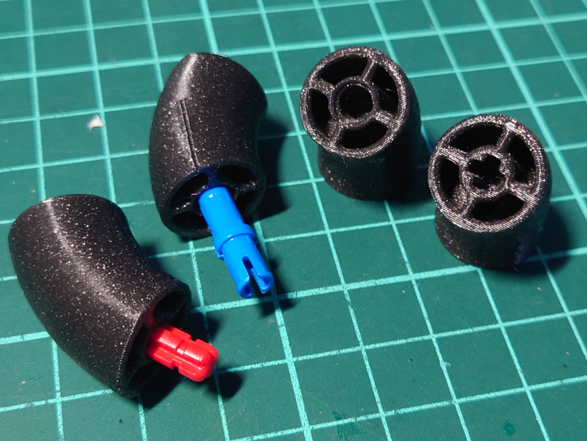 Elbow Tube 16mm 45 degree with axle and pin holes