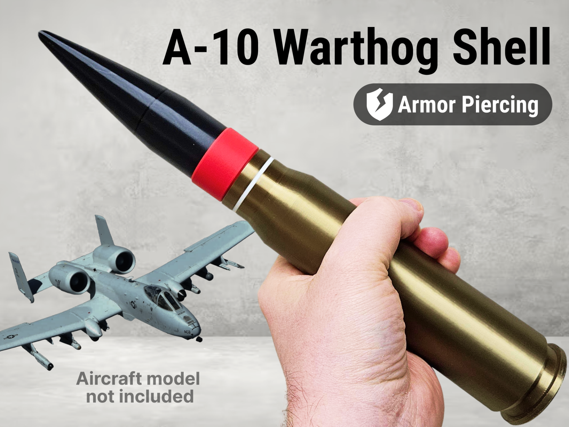 A-10 Warthog 30mm Armor Piercing Incendiary Round