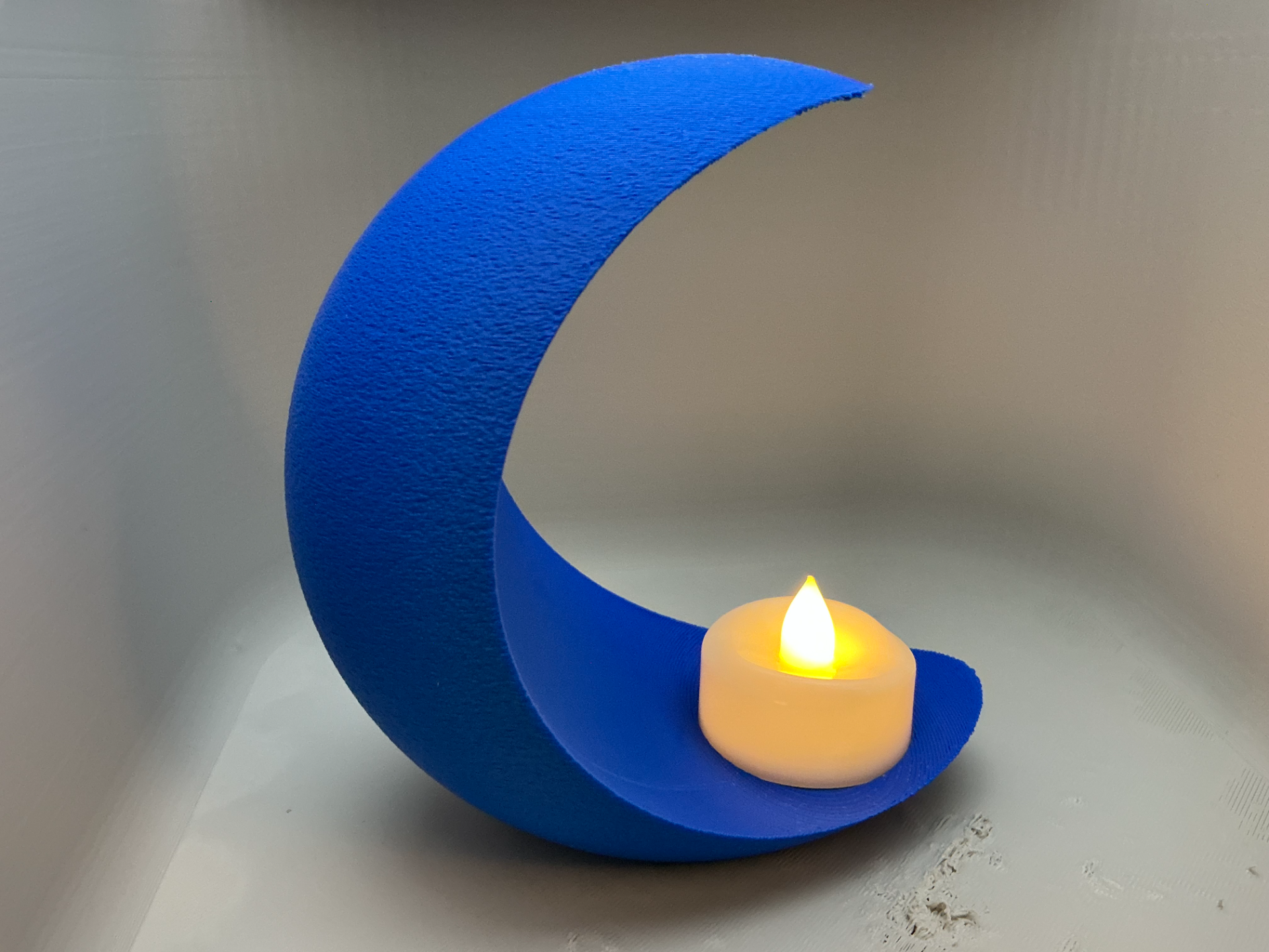 Crescent Moon Tealight Holder (For LED Tealights)