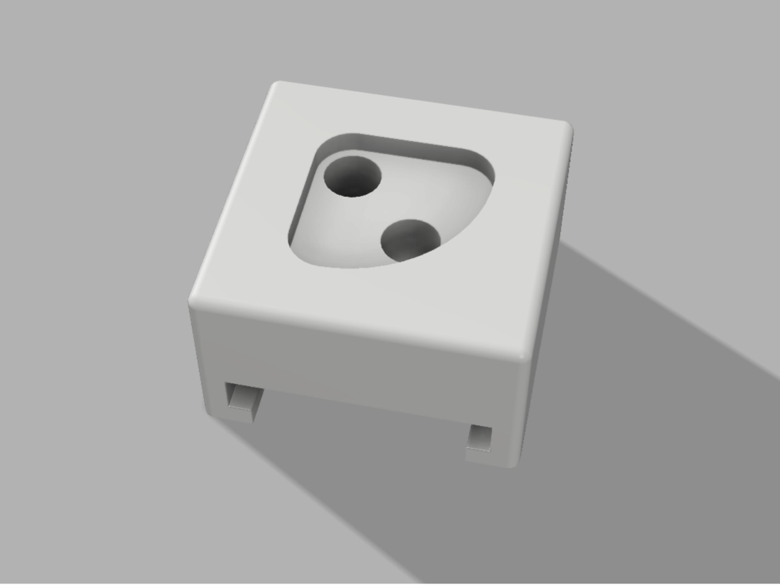 H2x Spool cleat bracket for 4-in-1 PTFE adapter