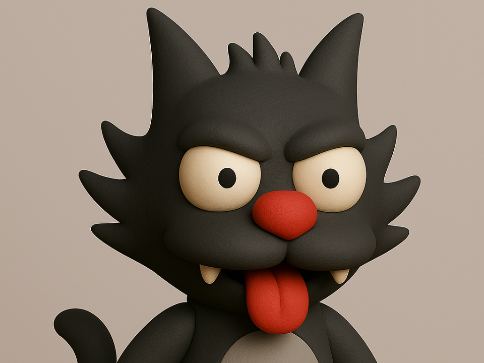Scratchy the Cat - The Simpsons - Adorable Model