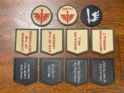 Dark Angels Reminder Tokens