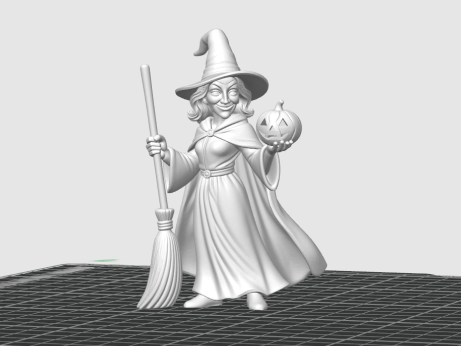 Halloween witch figurines