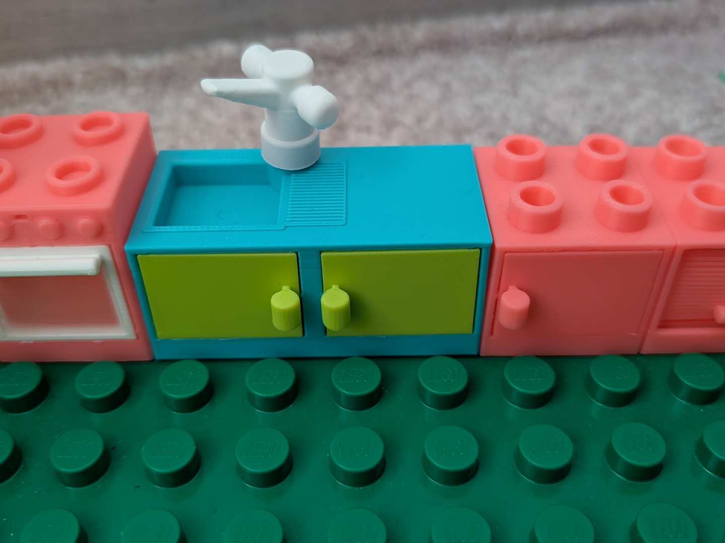 Duplo kitchen sink