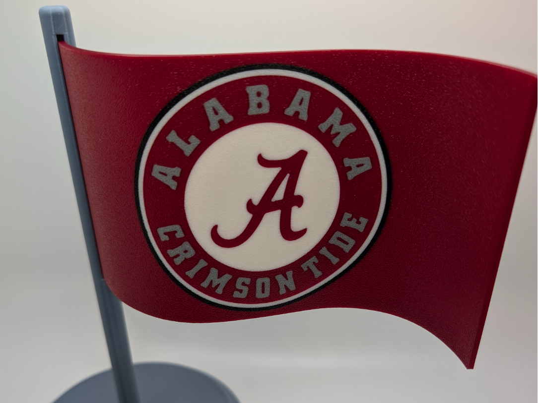 University of Alabama Crimson Tide Flag / Plate