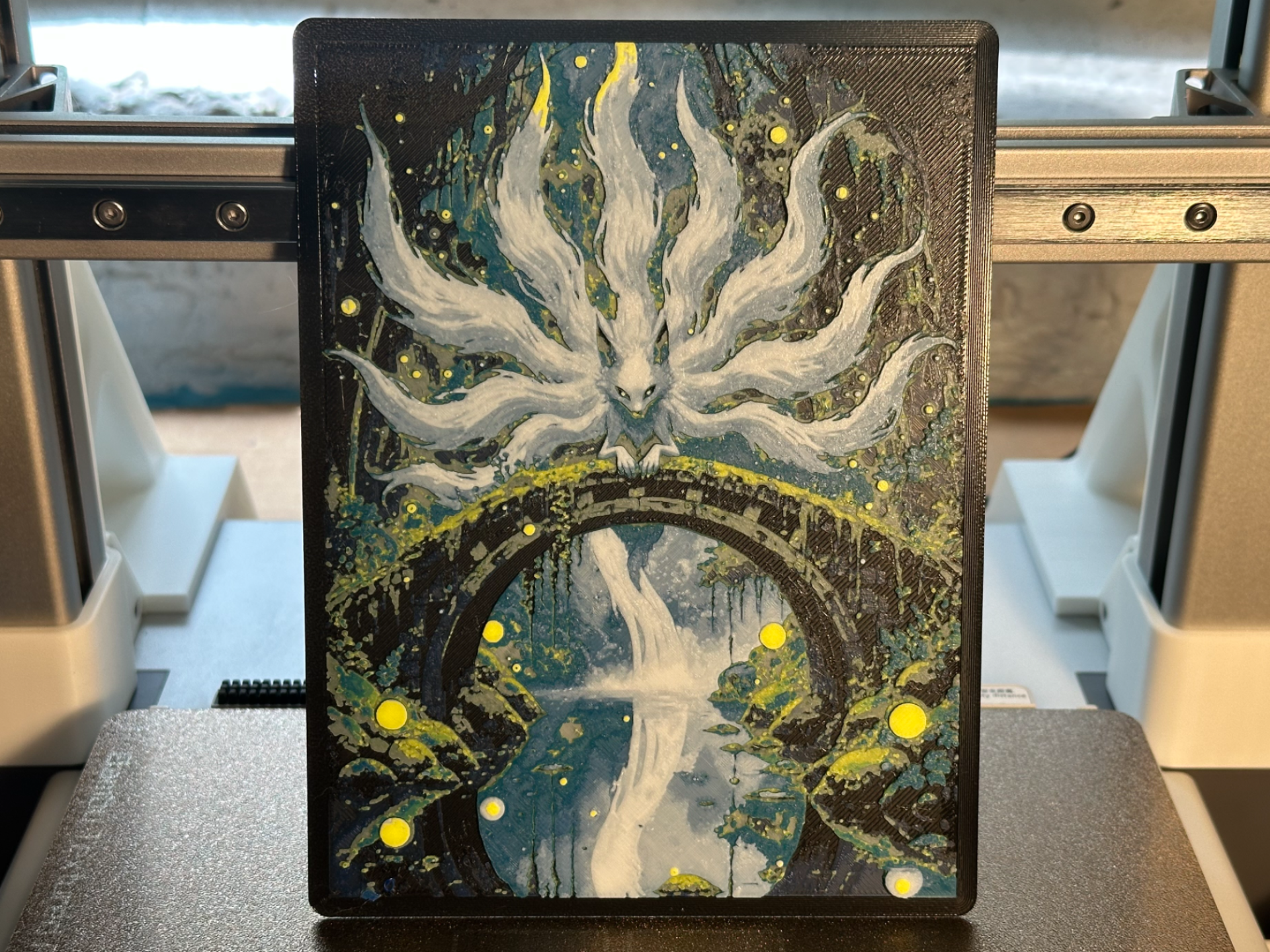 Nine-tailed Fox Hueforge