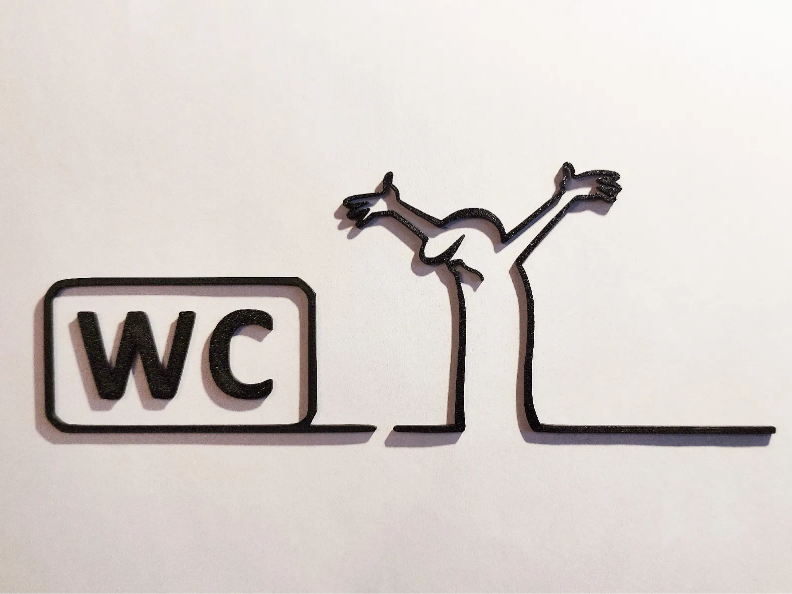 WC door hanger from "La Linea" Balum Balum.