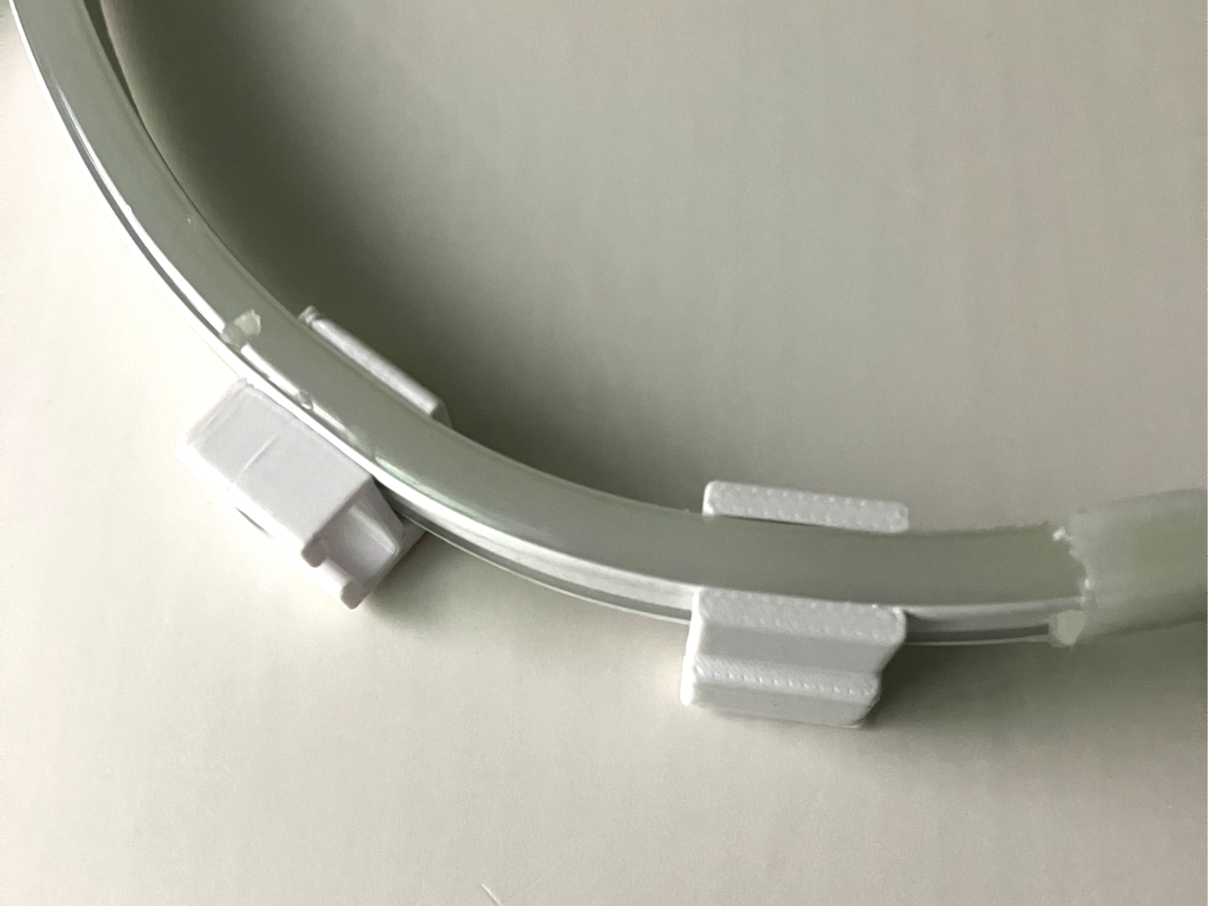 Neon flex LED strip mount clips