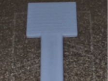 scraper for cleaning the kitchen hob