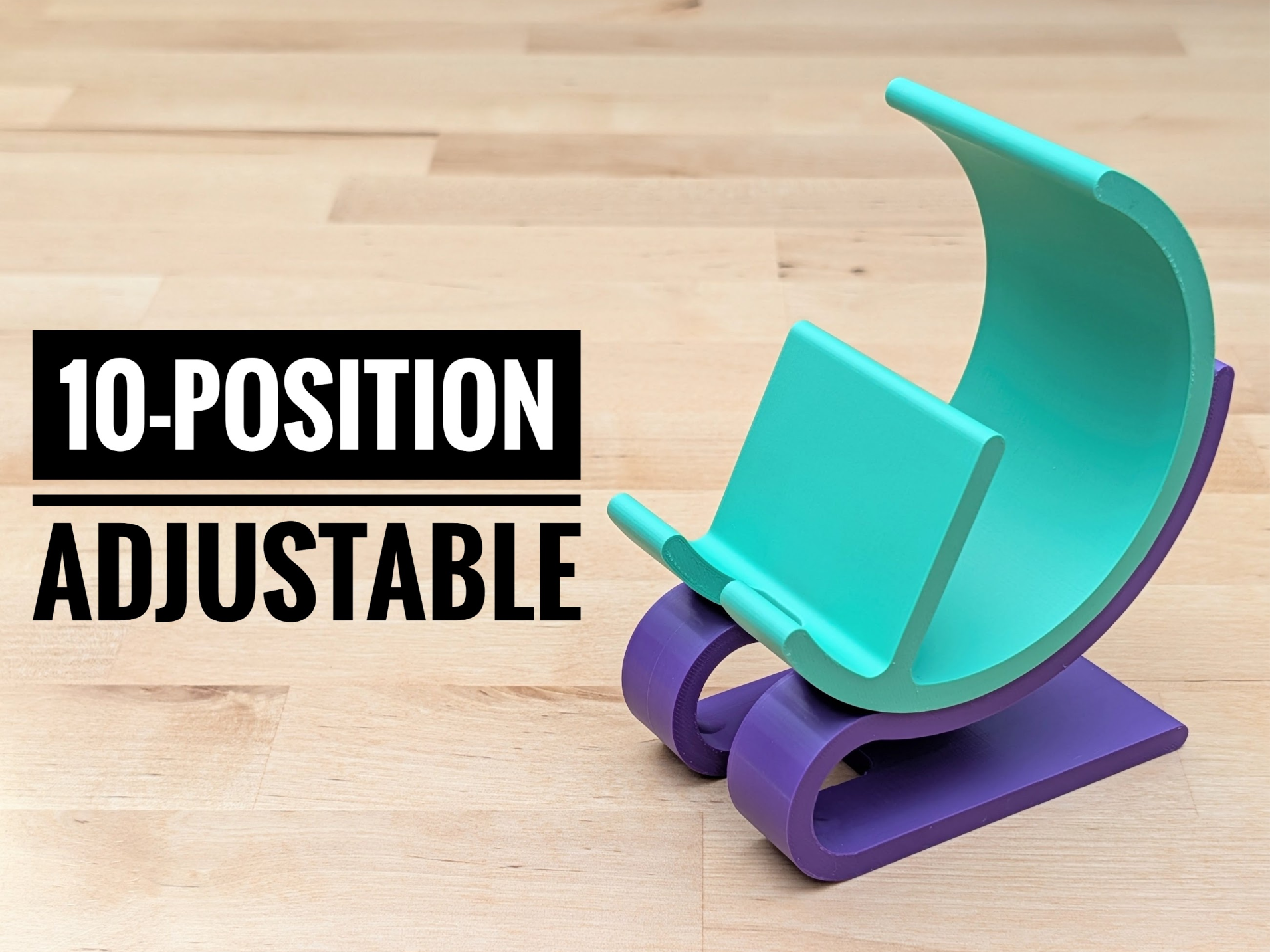 The Impossible Phone Stand | Adjustable Tilt