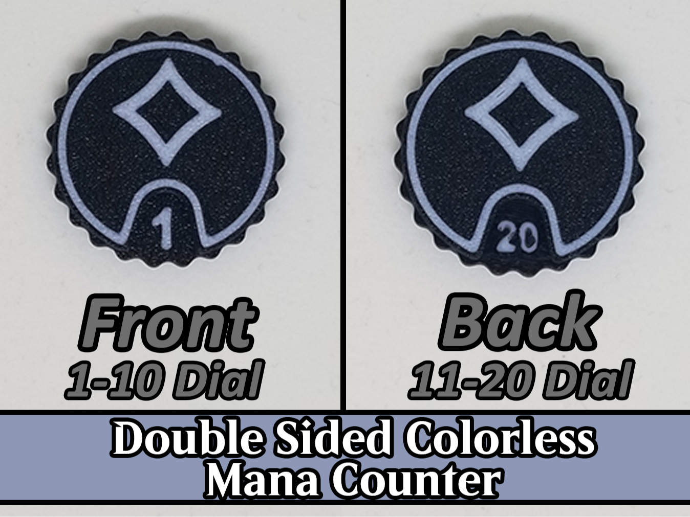 MTG Colorless Mana Counter - Double Side 1-20 Dial