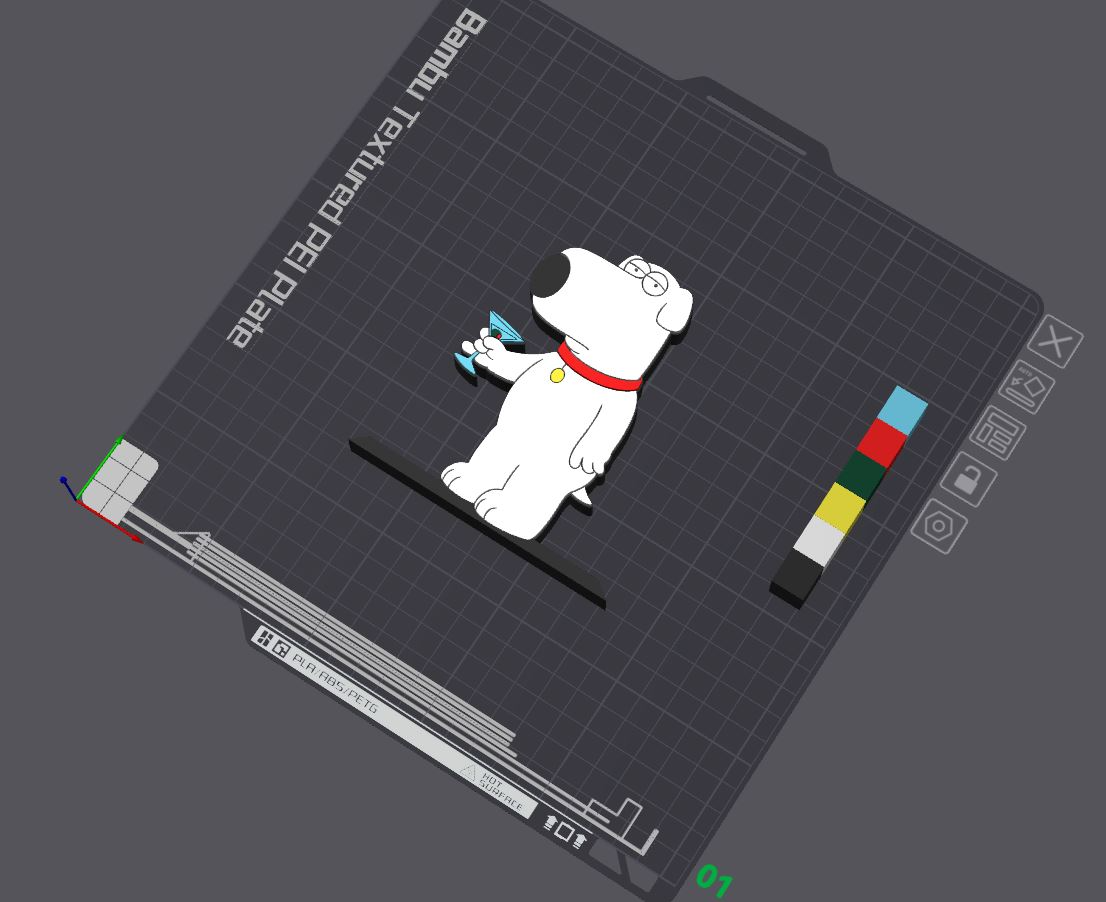 Family Guy Brian Griffin Table Stand
