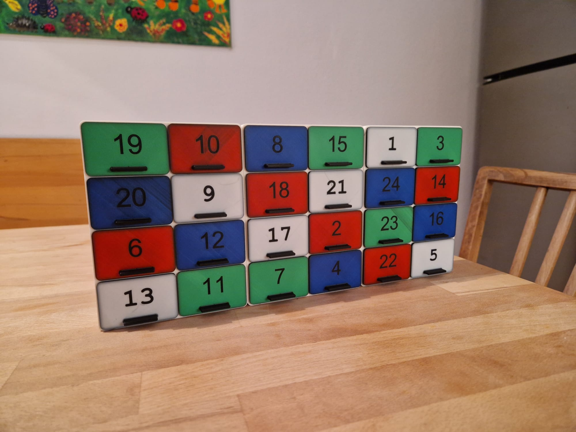Advent Calendar printable on A1 Mini