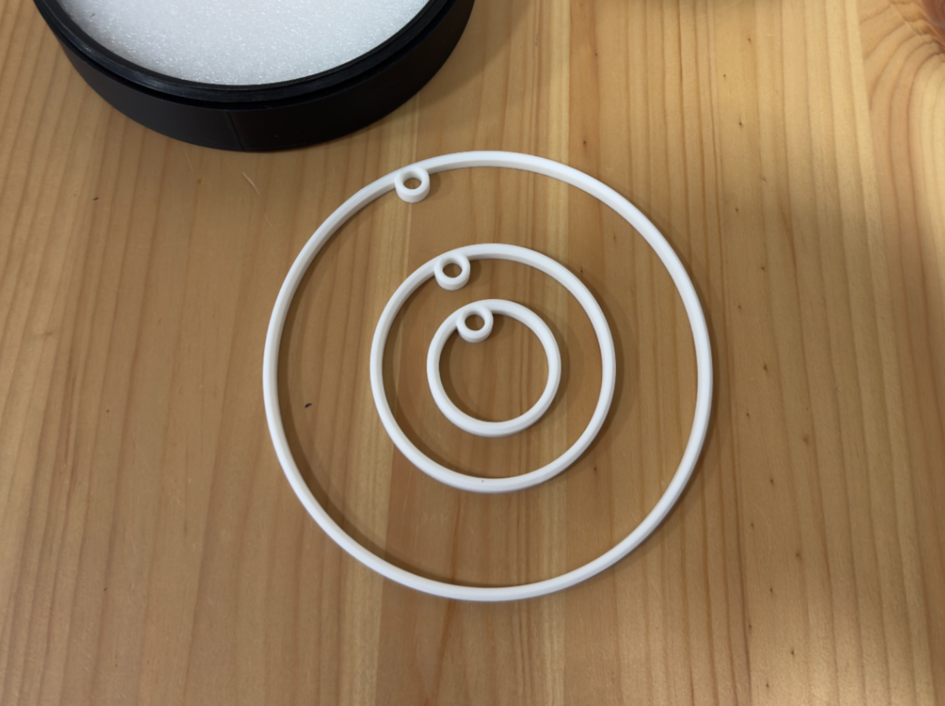 Archery target rings