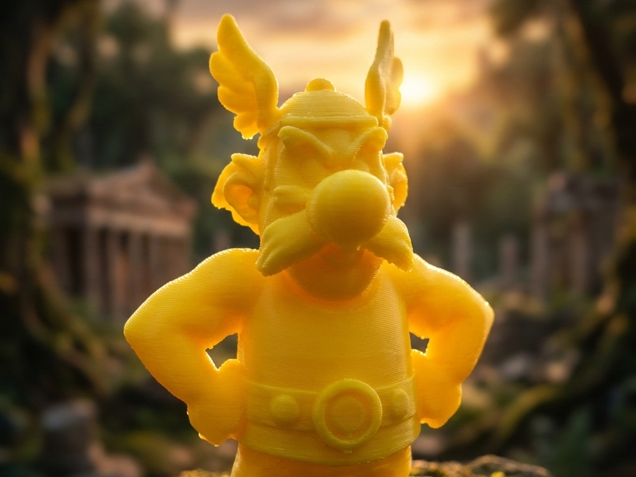 Asterix - Stylized Gaul Figurine (Fan Art)