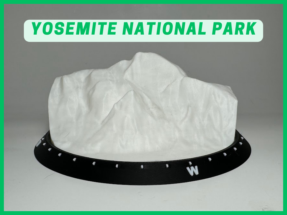 Yosemite National Park - Tiny Topo 3D (Half Dome)
