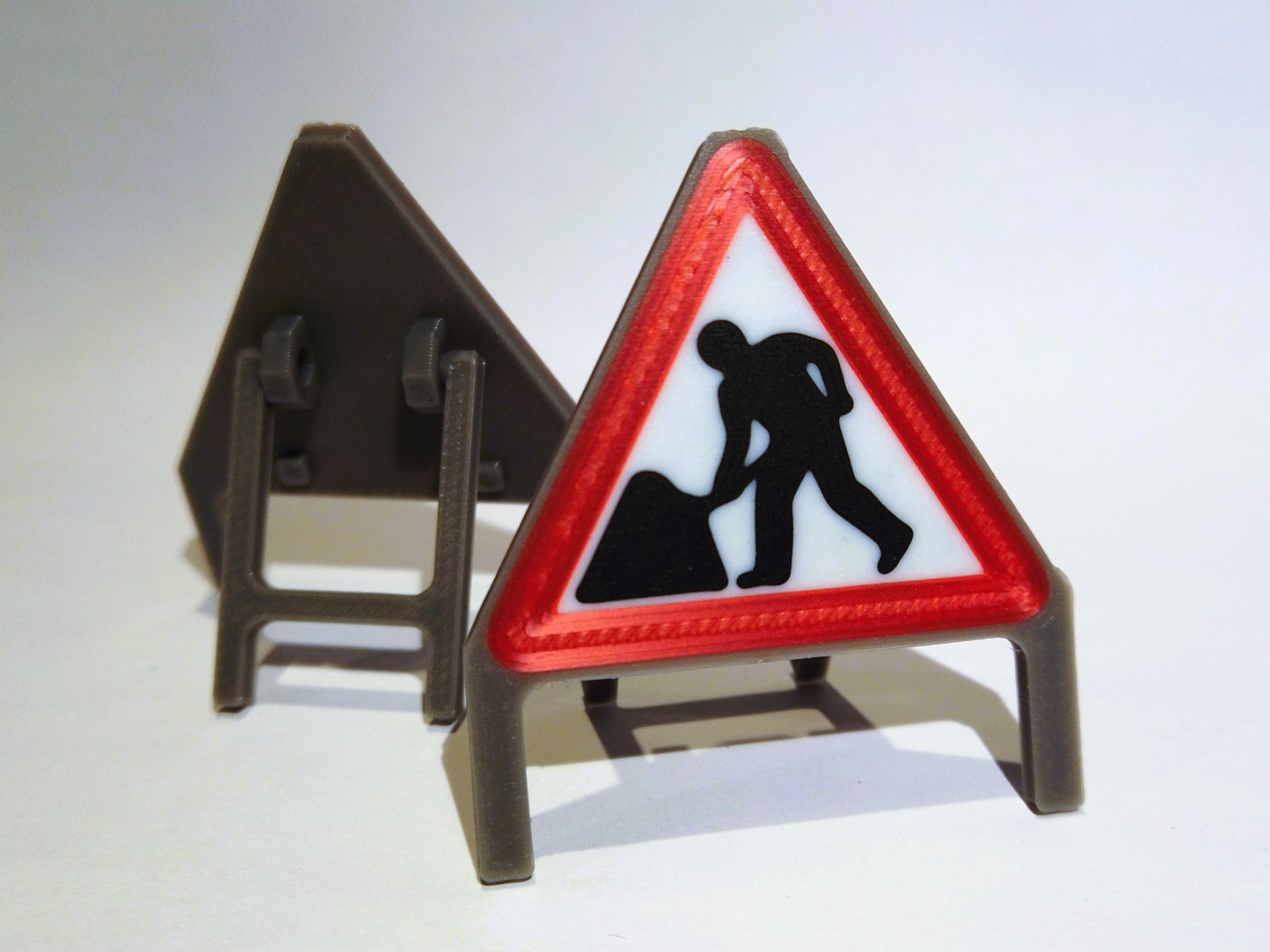 Mini Road Works Sign