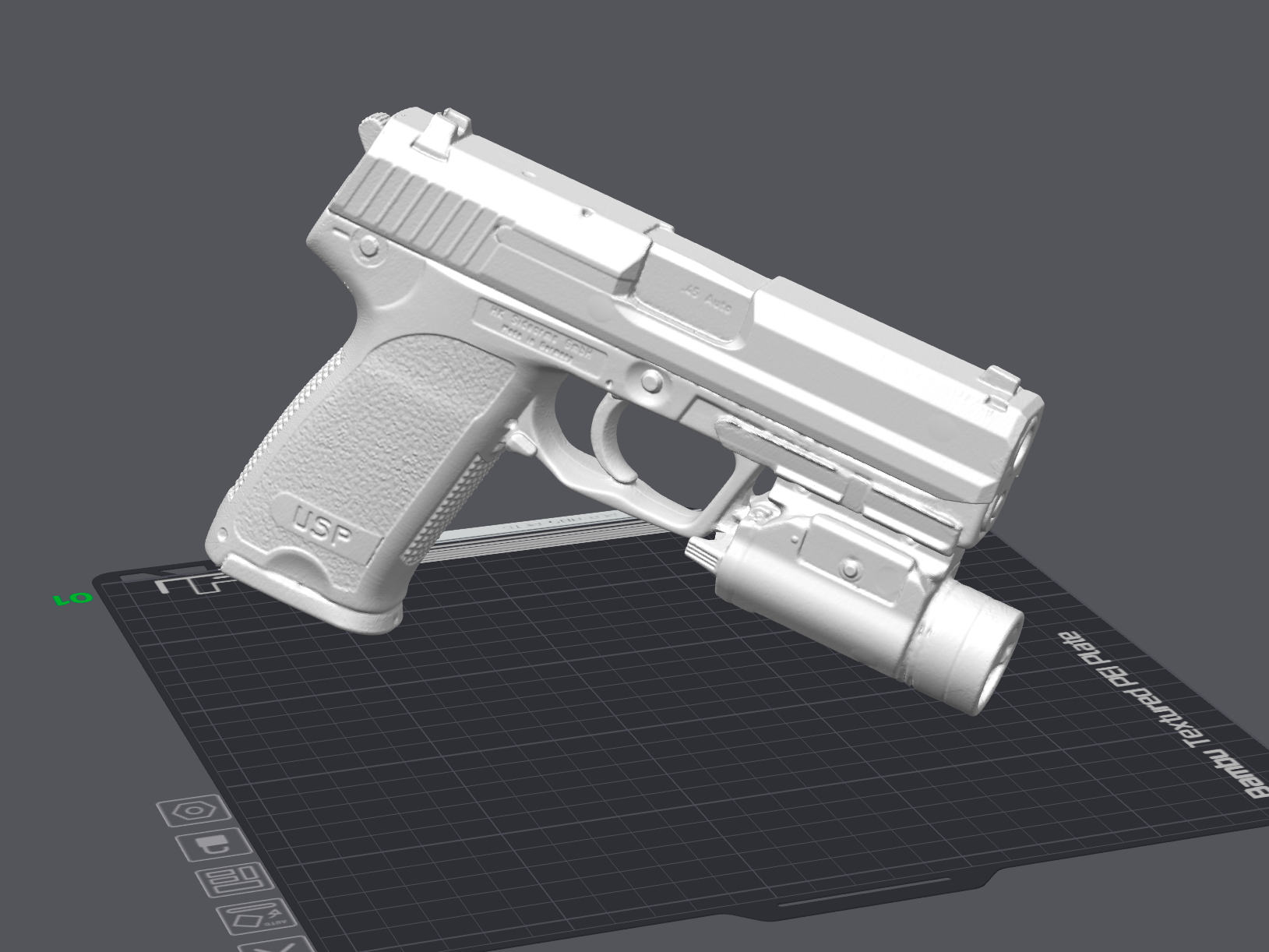 HK USP45 with Streamlight TRL-1 HL