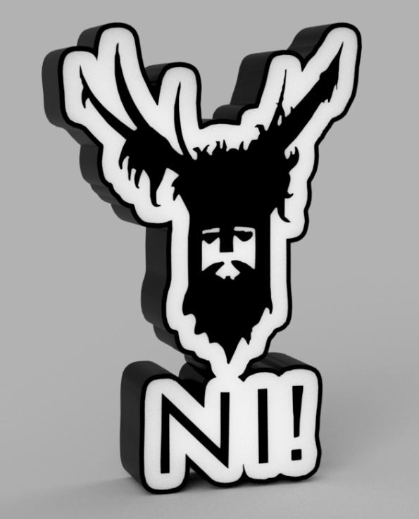 Monty Python Knights Who Say Ni! LED Lamp