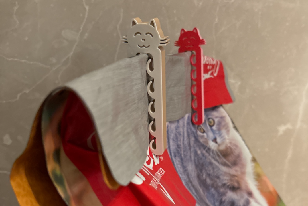 Bag Clip Cat Long