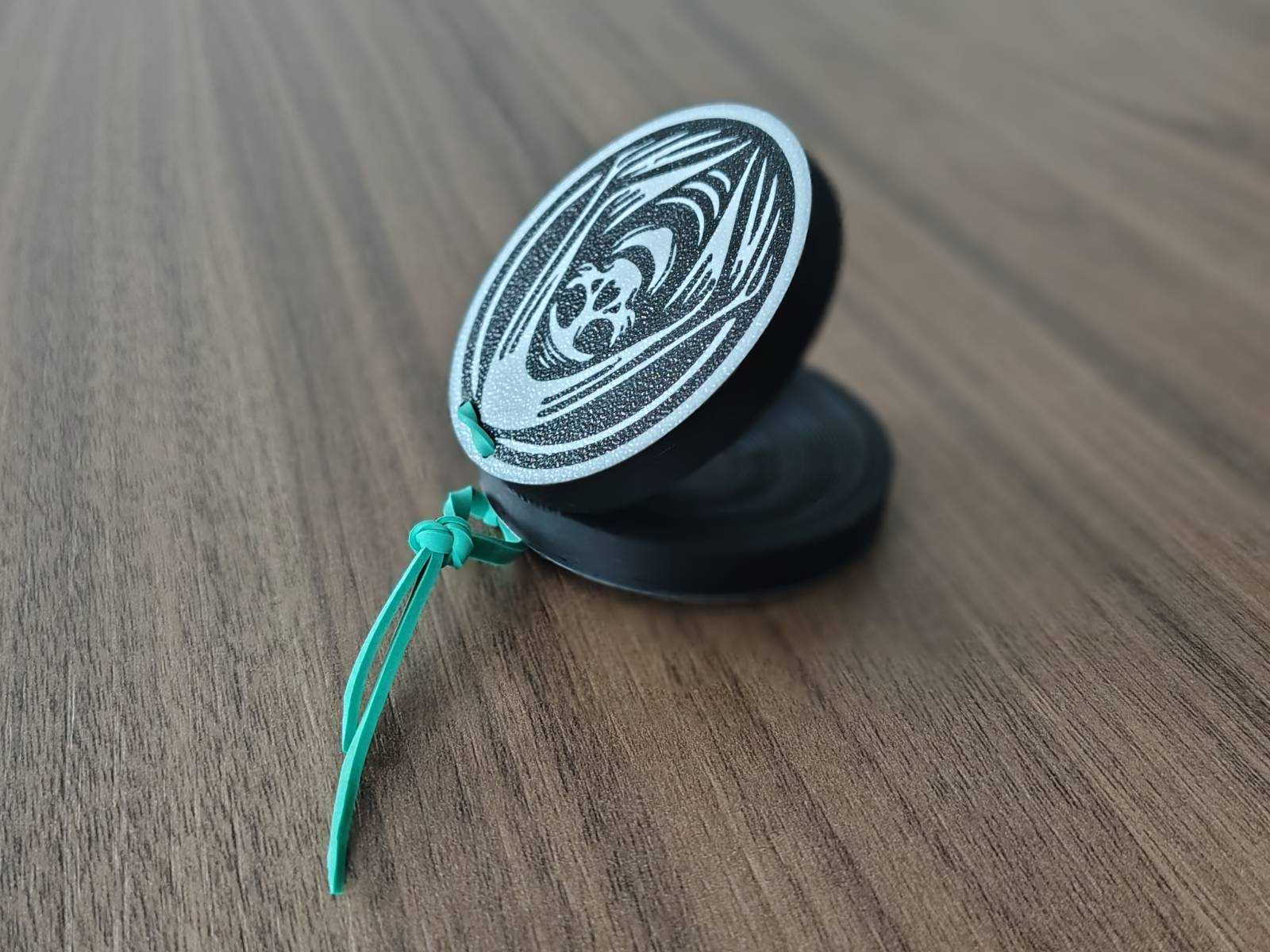 Castanet instrument with Santa Muerte Theme
