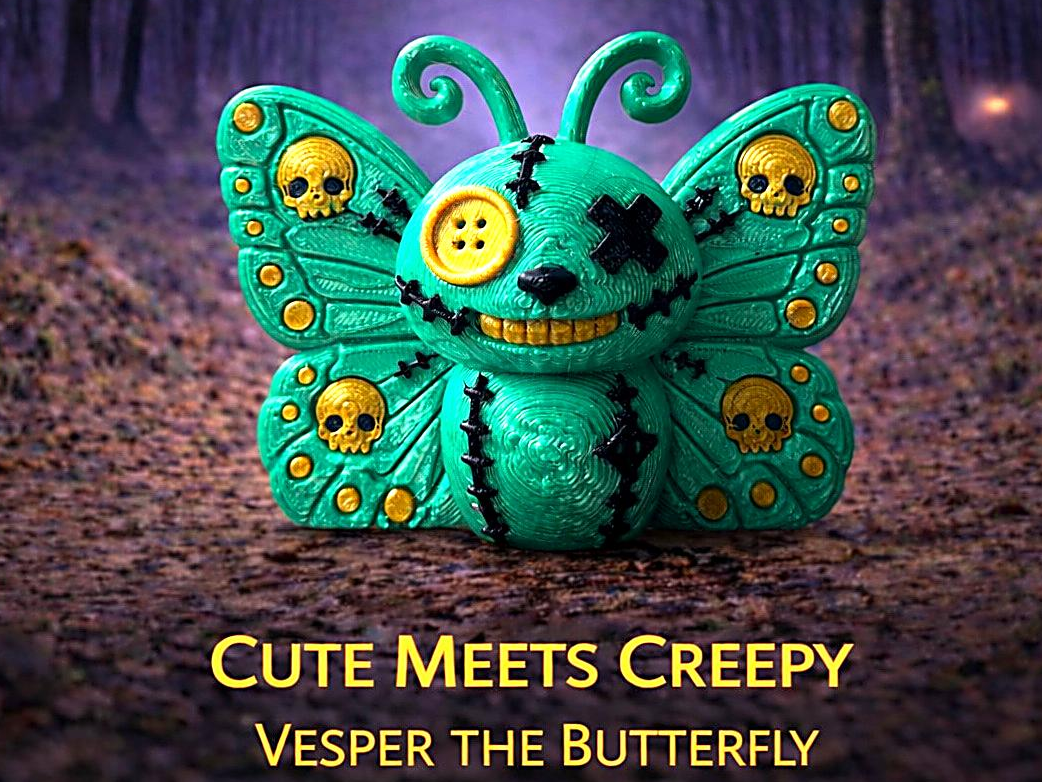 Vesper the Nightmare Butterfly - Cozy Horror