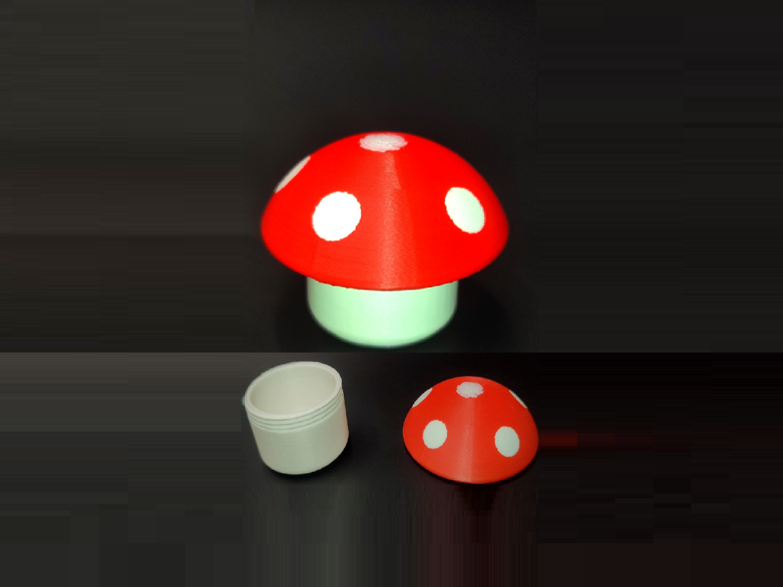 Mushroom Screw Container