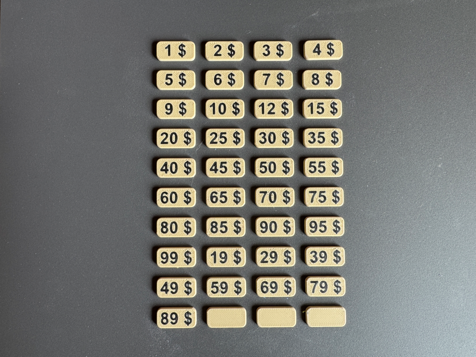 Price tag (dollar)