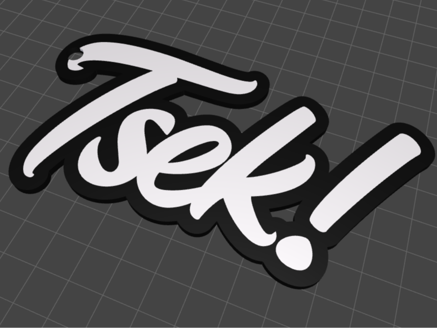 Tsek! Keychain