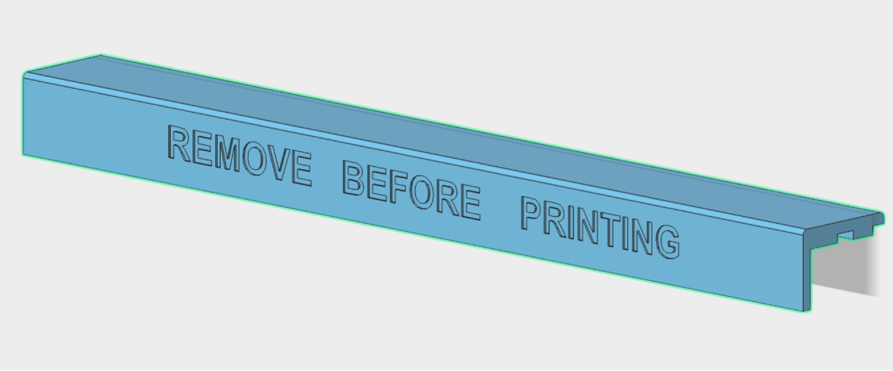 A1 X-Axis Dust Cover