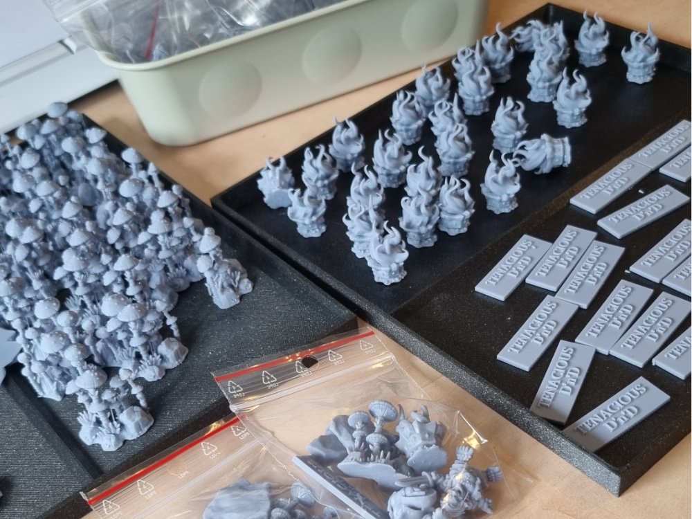 Resin prints drying plate