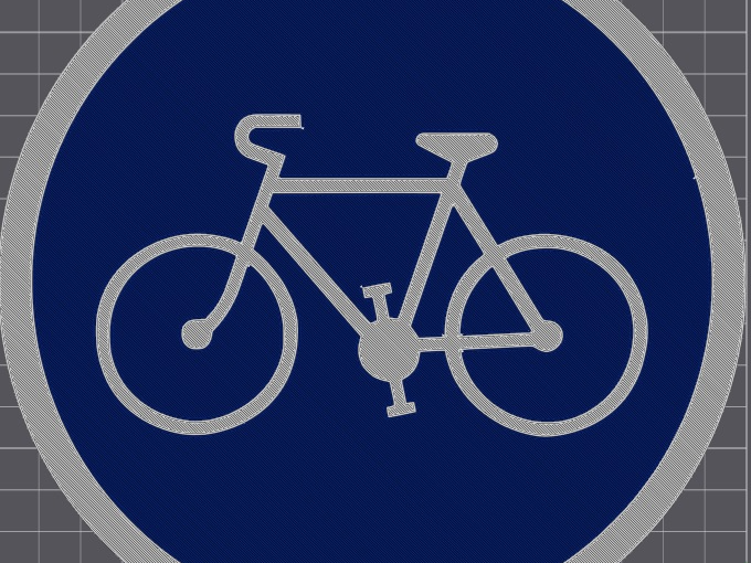 Panneau Piste Cyclable - Vélo