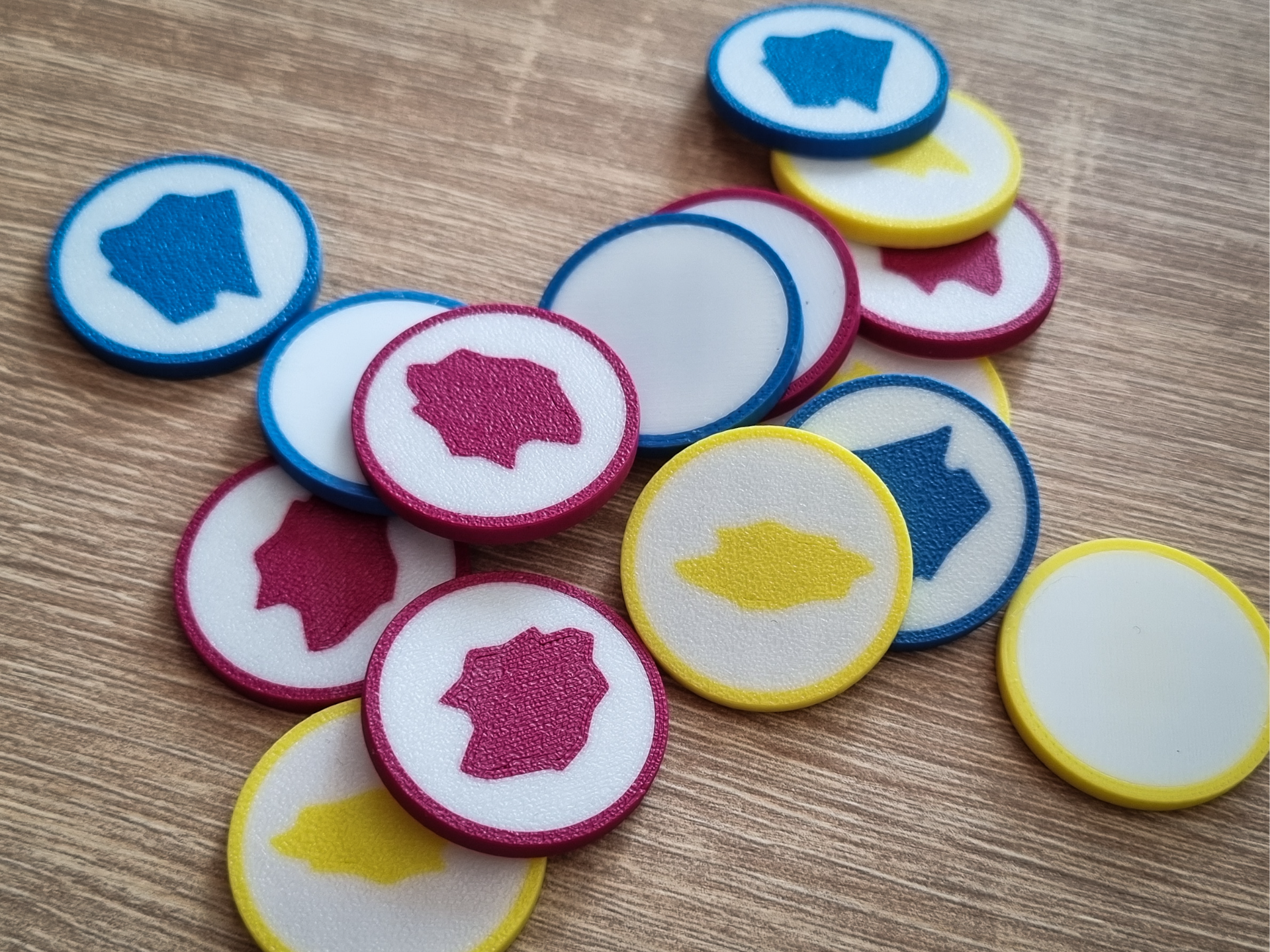Shard Tokens for Board Games