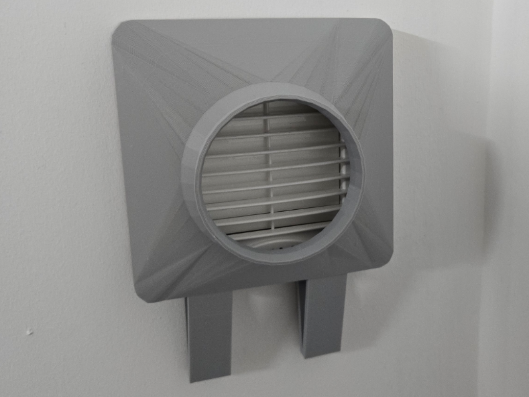 Vent Axia duct adapter for 3.5 inch pipe.