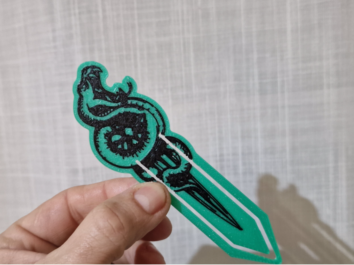 Snake Bookmark 03 Marcador de Libros Serpiente 03