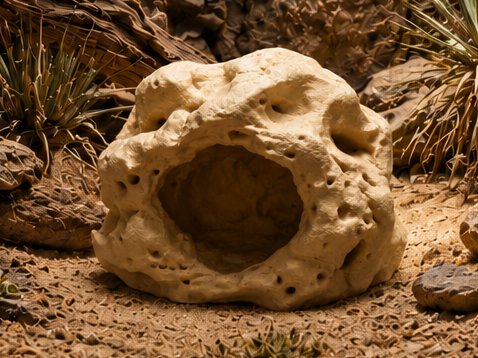 Sandstone Orb Cave - Terrarium & Aquarium Decor