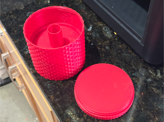 screw cup for snacks