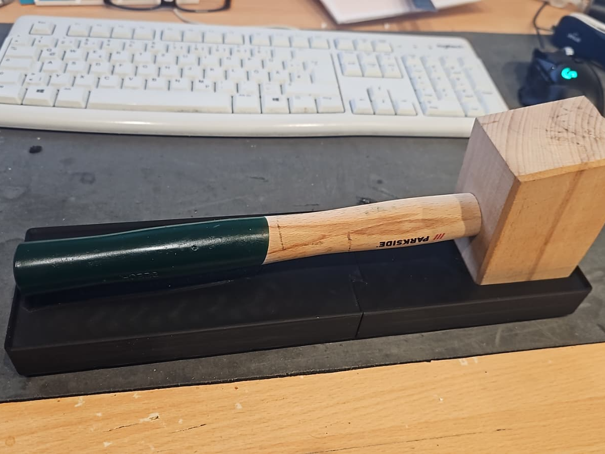 Gridfinity 8X2 Parkside Holz-/Tischlerhammer 300