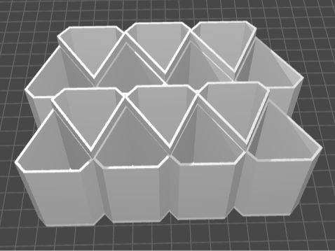 Diamond Shaped Storage Holder