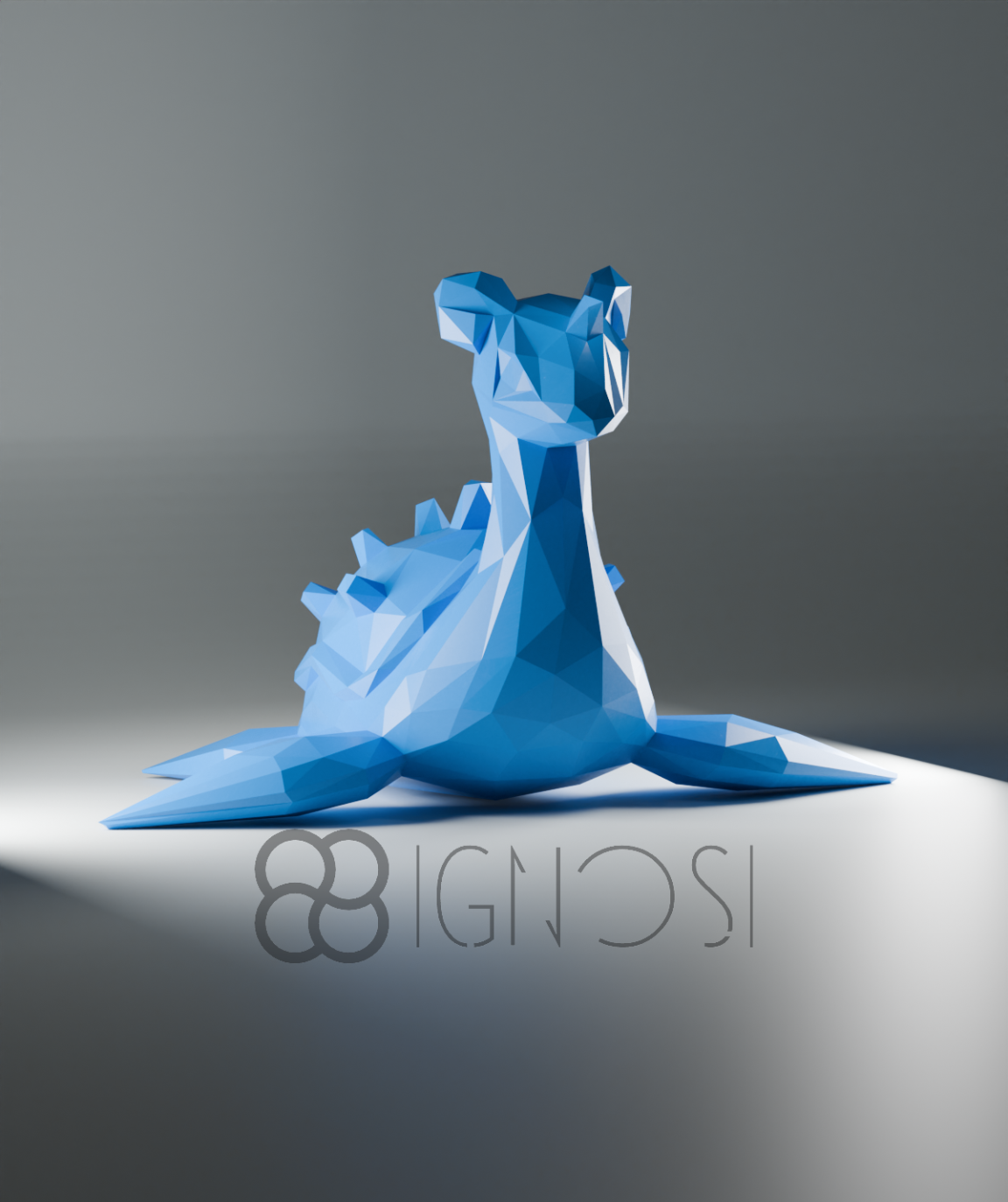 (#131) Lapras Low Poly