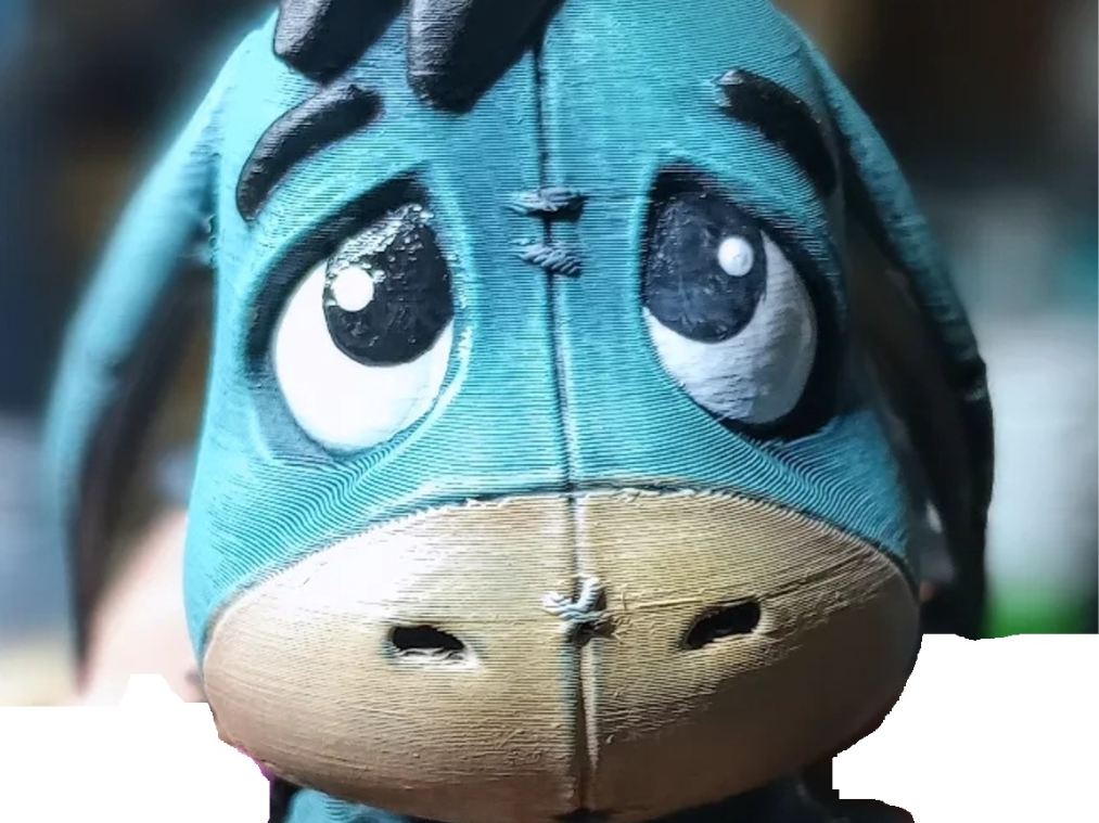 Baby Eeyore  Kawaii Style 3D Model Winnie the pooh