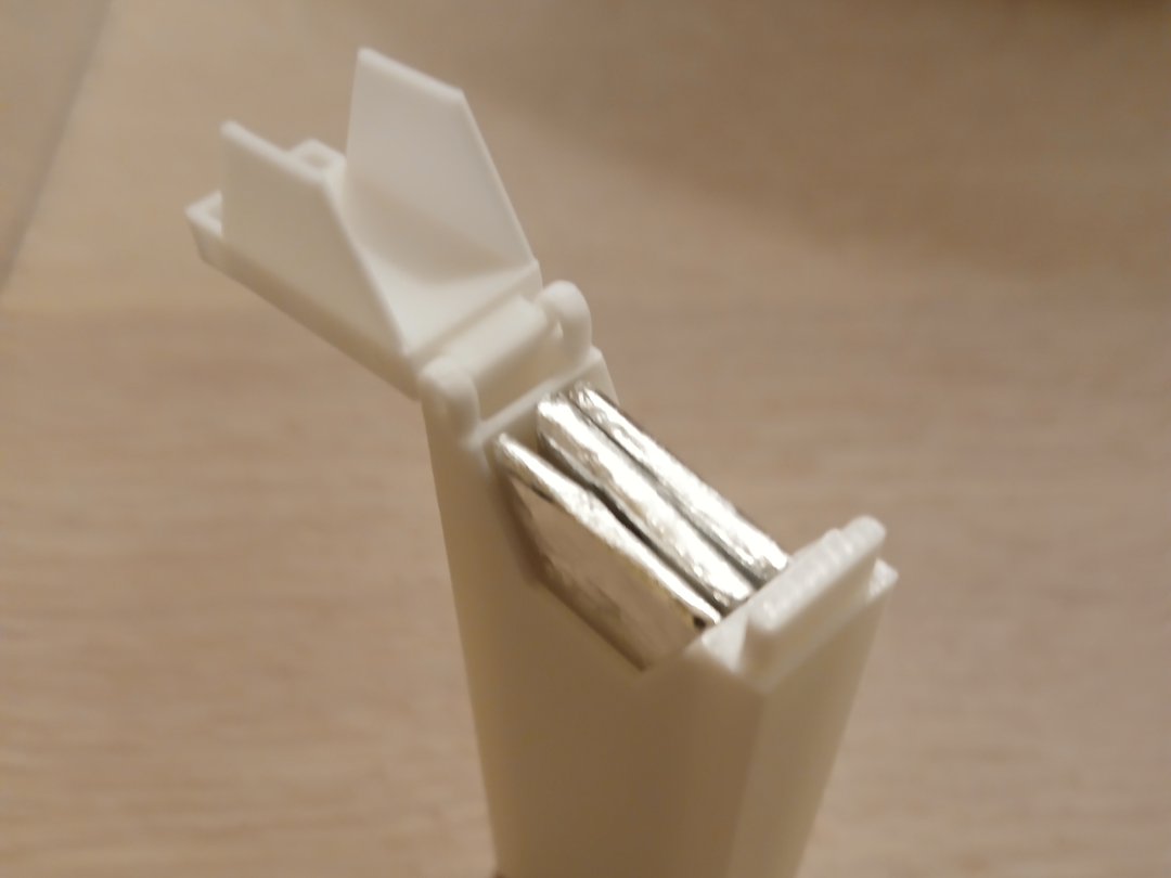 Gum Stick Holder With Keychain Hole