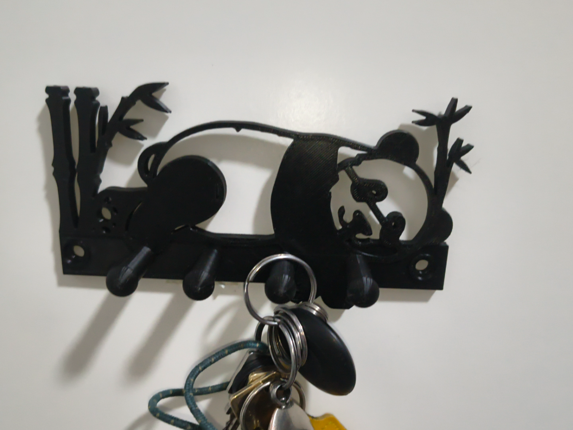 Panda Key Hanger Shelf – Wall Organizer